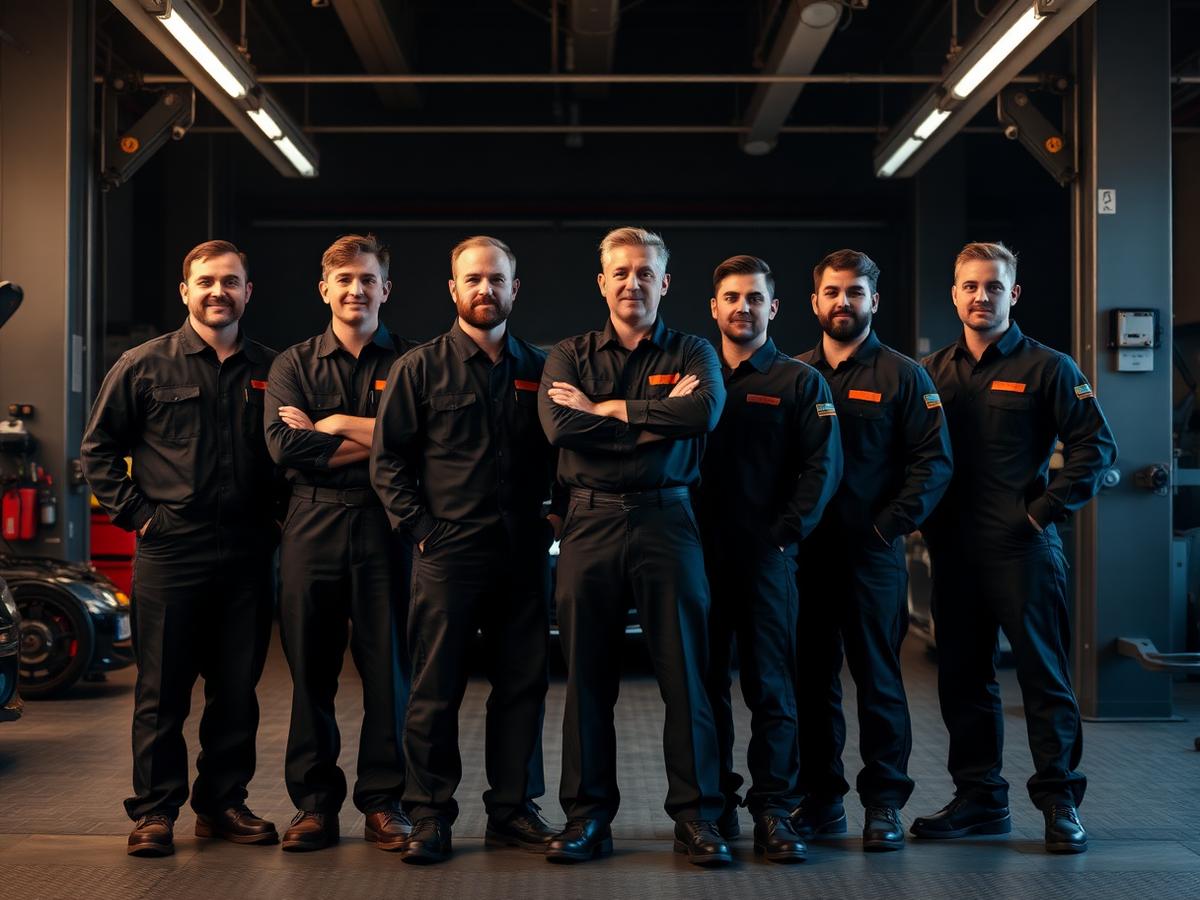 L'équipe du Garage Jonvaux
